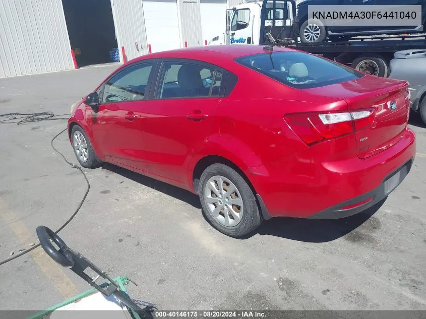 KNADM4A30F6441040 2015 Kia Rio Lx