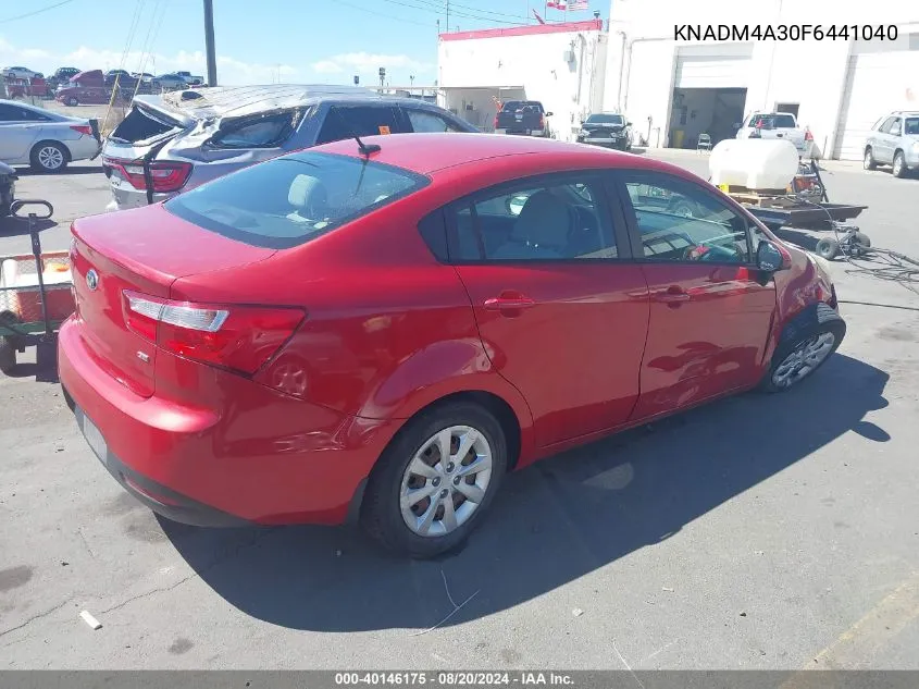 KNADM4A30F6441040 2015 Kia Rio Lx