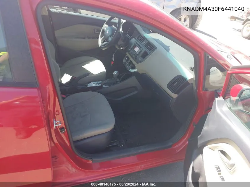 KNADM4A30F6441040 2015 Kia Rio Lx