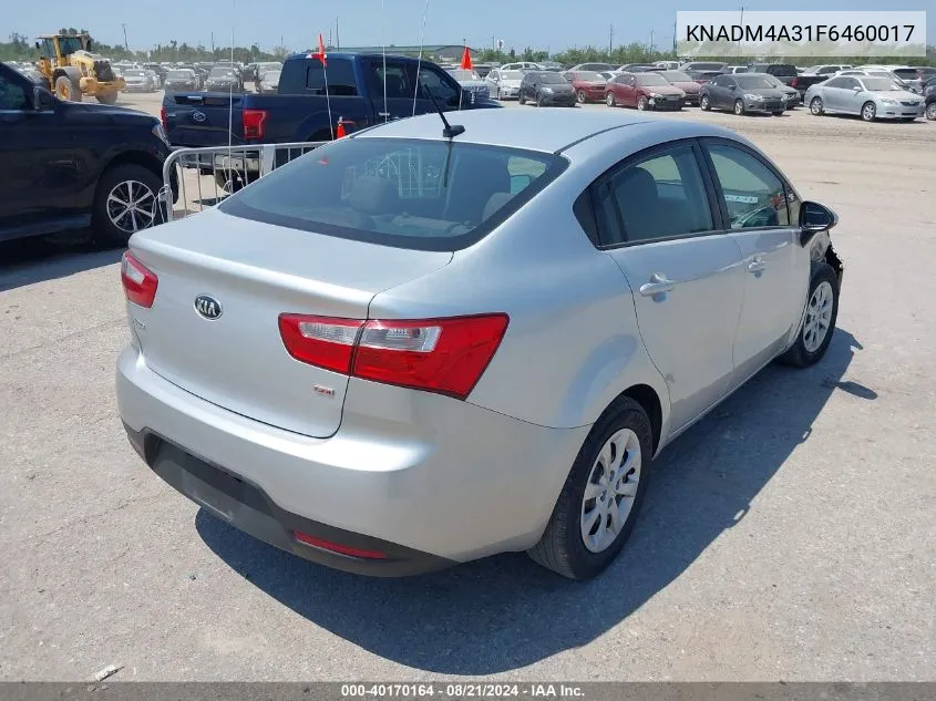 KNADM4A31F6460017 2015 Kia Rio Lx