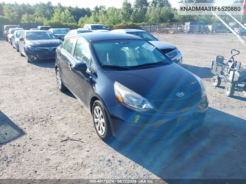 2015 Kia Rio Lx VIN: KNADM4A31F6520880 Lot: 40175274