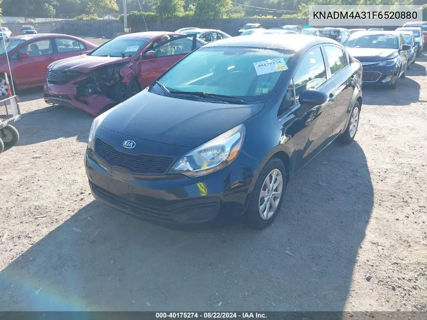 2015 Kia Rio Lx VIN: KNADM4A31F6520880 Lot: 40175274