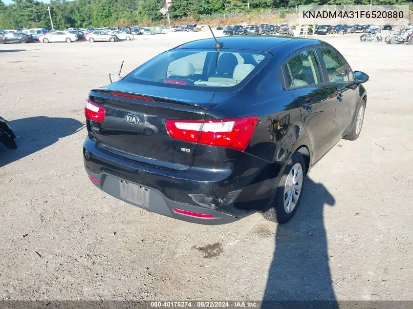 KNADM4A31F6520880 2015 Kia Rio Lx