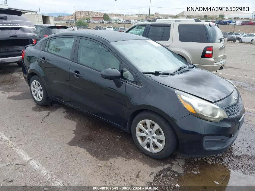 2015 Kia Rio Lx VIN: KNADM4A39F6502983 Lot: 40187549