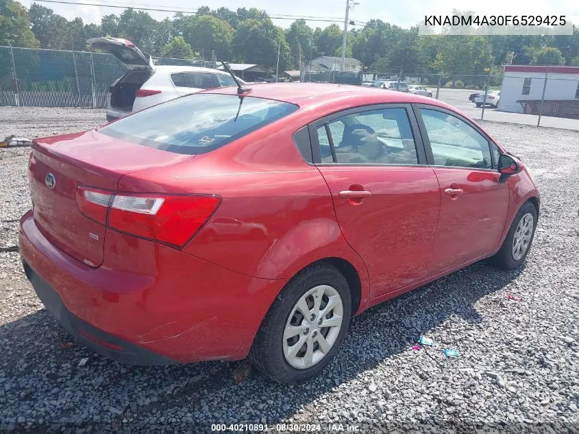 KNADM4A30F6529425 2015 Kia Rio Lx