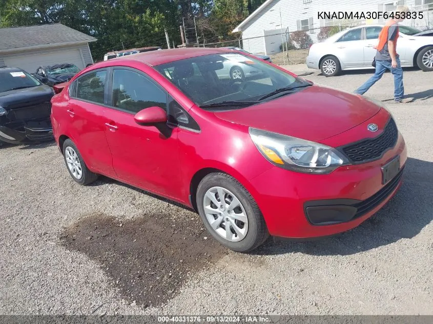 2015 Kia Rio Lx VIN: KNADM4A30F6453835 Lot: 40331376