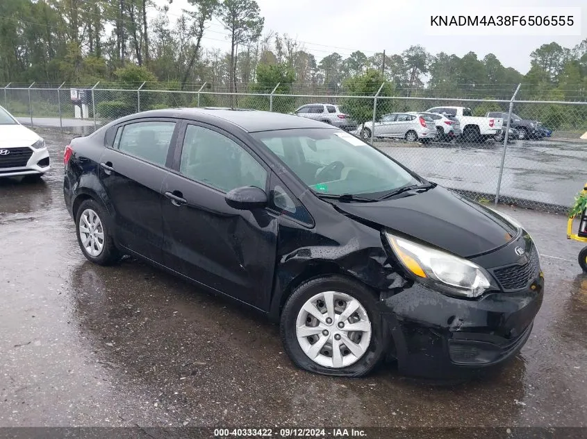 2015 Kia Rio Lx VIN: KNADM4A38F6506555 Lot: 40333422