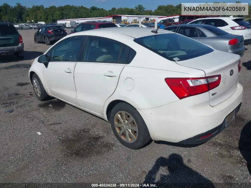 KNADM4A30F6420589 2015 Kia Rio Lx