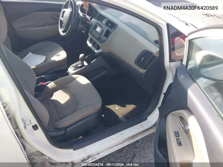 KNADM4A30F6420589 2015 Kia Rio Lx