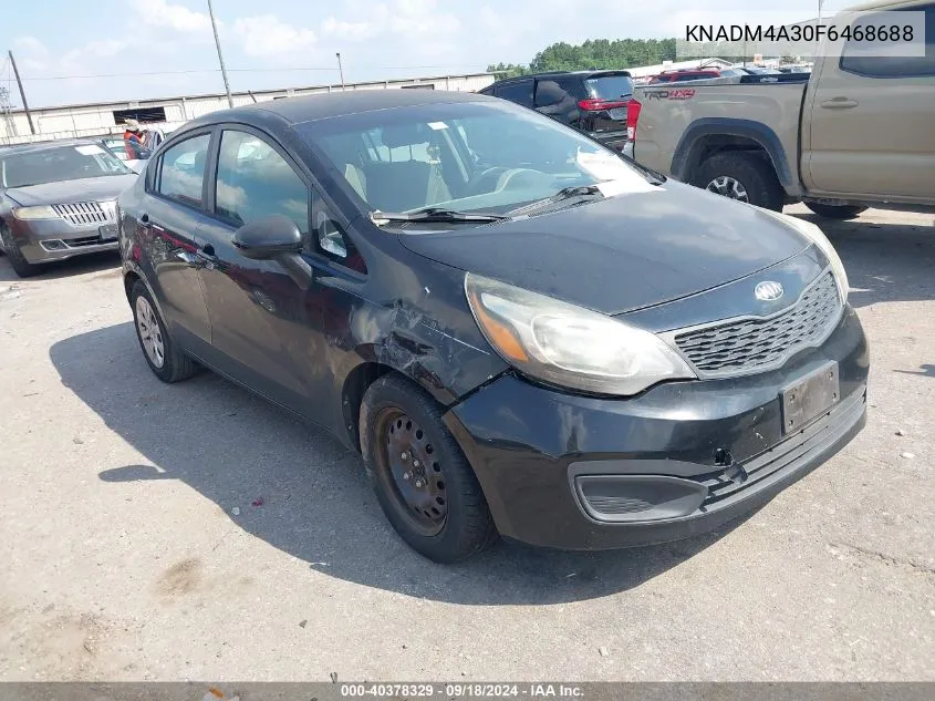 2015 Kia Rio Lx VIN: KNADM4A30F6468688 Lot: 40378329