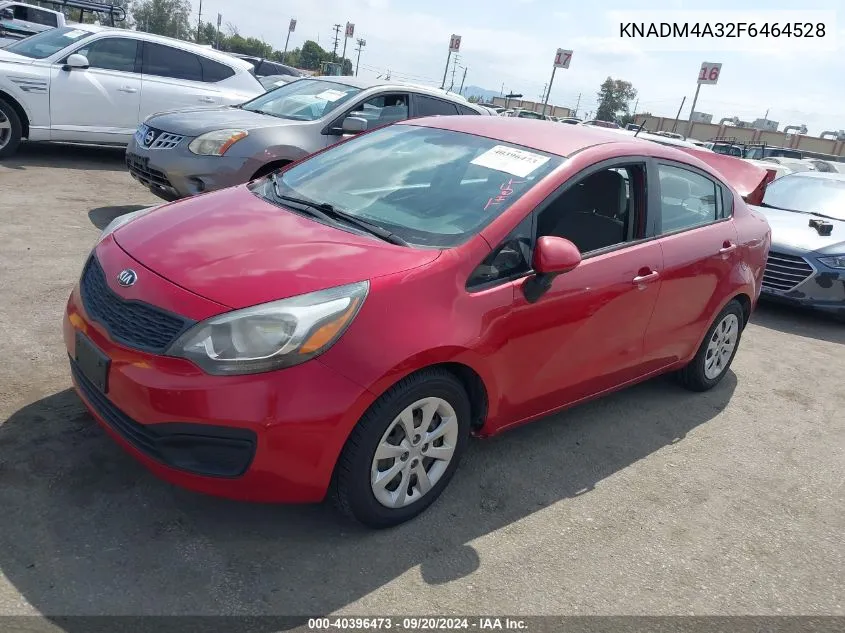 KNADM4A32F6464528 2015 Kia Rio Lx