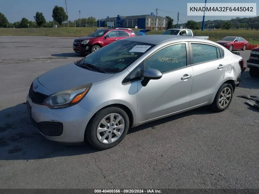 KNADM4A32F6445042 2015 Kia Rio Lx