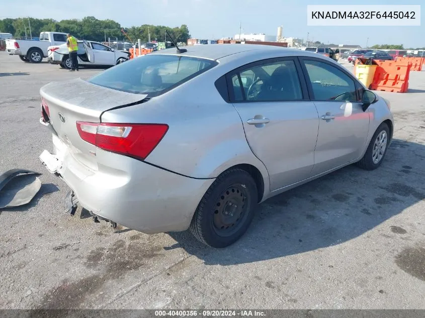 KNADM4A32F6445042 2015 Kia Rio Lx