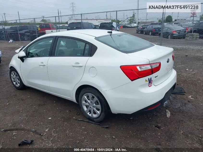 KNADM4A37F6491238 2015 Kia Rio Lx