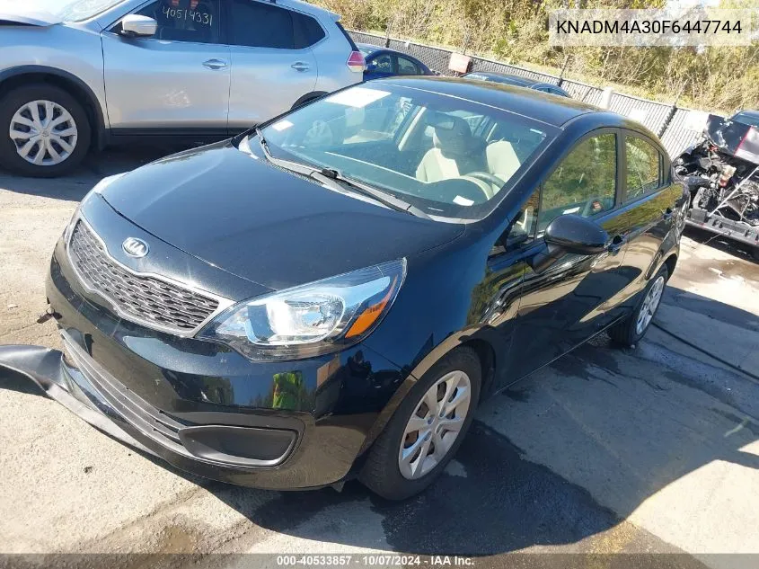 KNADM4A30F6447744 2015 Kia Rio Lx