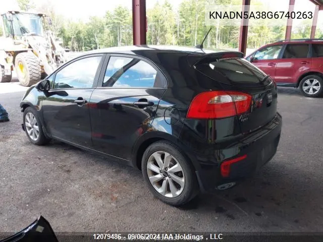 KNADN5A38G6740263 2016 Kia Rio Ex/Lx/Sx