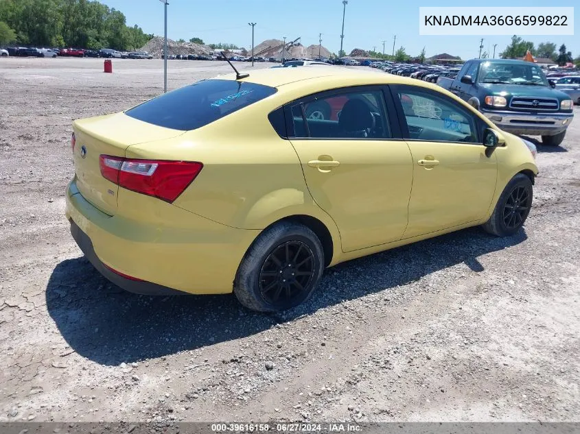 KNADM4A36G6599822 2016 Kia Rio Lx