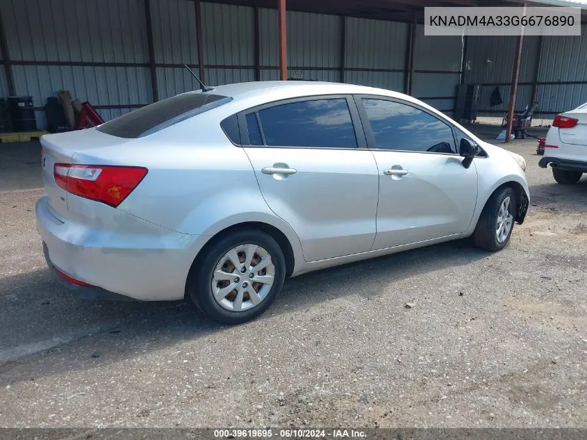 KNADM4A33G6676890 2016 Kia Rio Lx