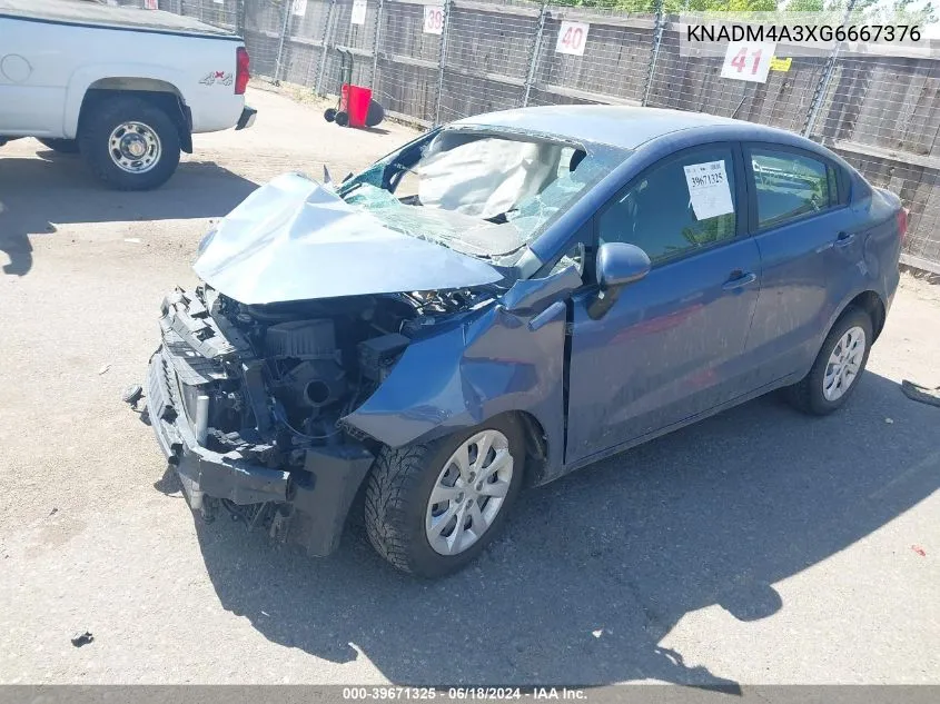 KNADM4A3XG6667376 2016 Kia Rio Lx