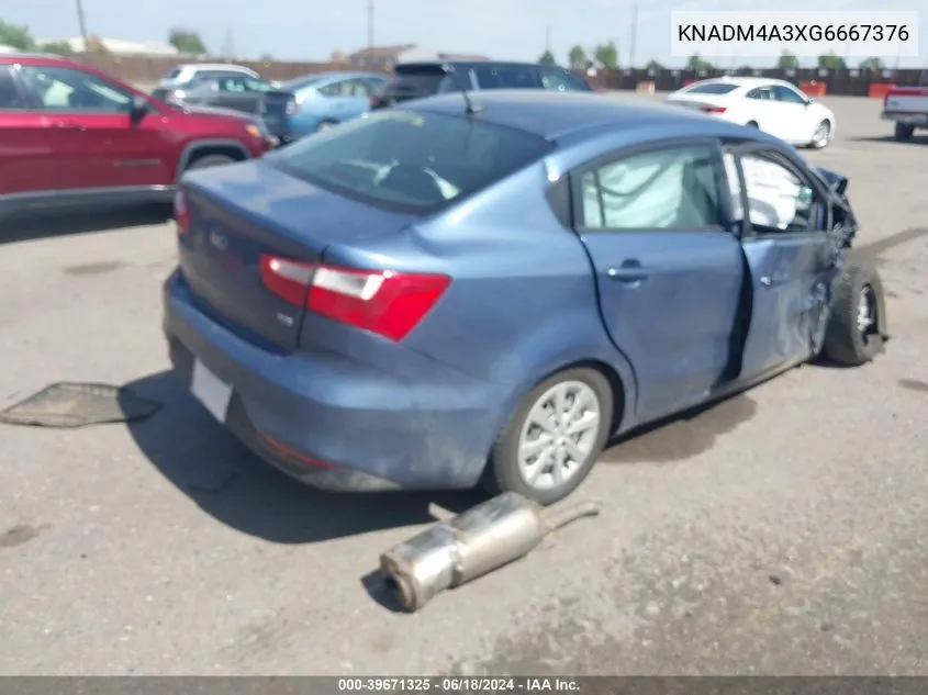 KNADM4A3XG6667376 2016 Kia Rio Lx