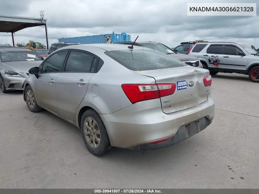 KNADM4A30G6621328 2016 Kia Rio Lx