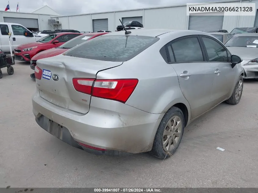 KNADM4A30G6621328 2016 Kia Rio Lx