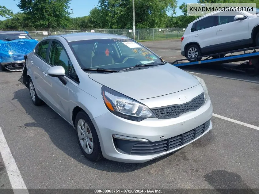 KNADM4A33G6548164 2016 Kia Rio Lx