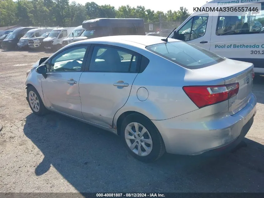 KNADM4A33G6557446 2016 Kia Rio Lx