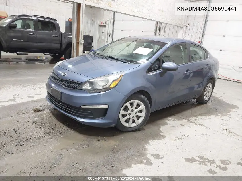 KNADM4A30G6690441 2016 Kia Rio Lx