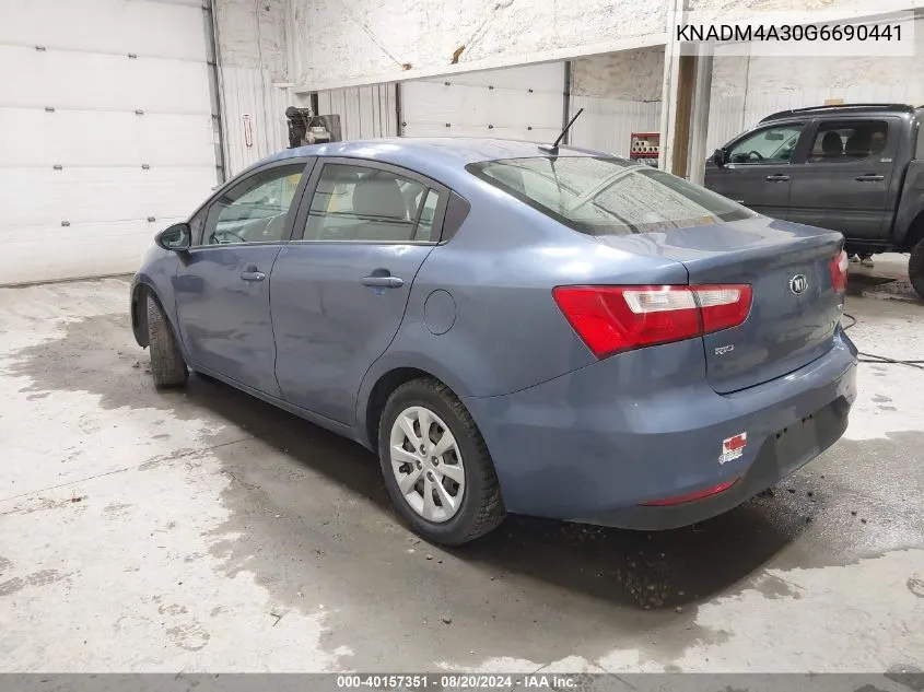 KNADM4A30G6690441 2016 Kia Rio Lx