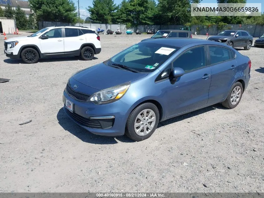 KNADM4A30G6659836 2016 Kia Rio Lx