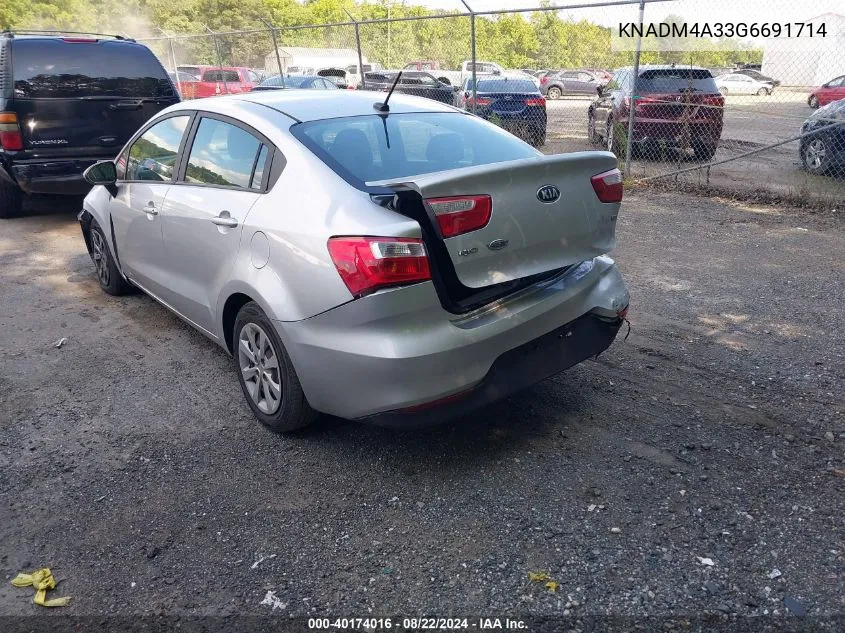 KNADM4A33G6691714 2016 Kia Rio Lx