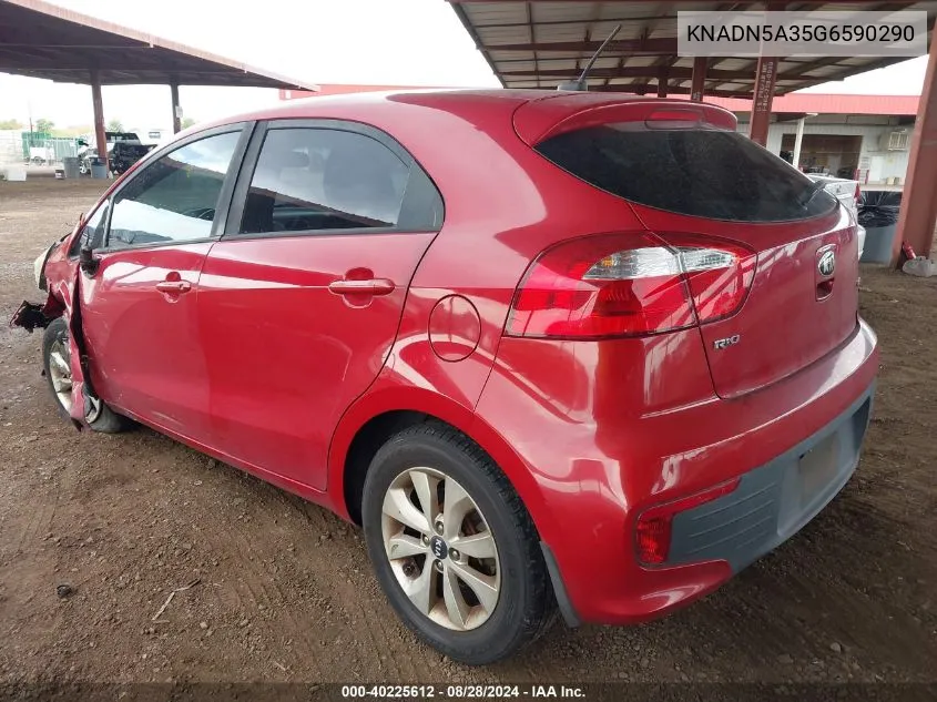 KNADN5A35G6590290 2016 Kia Rio Ex