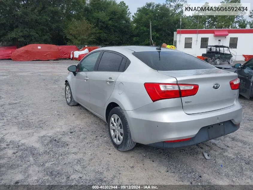 KNADM4A36G6592434 2016 Kia Rio Lx