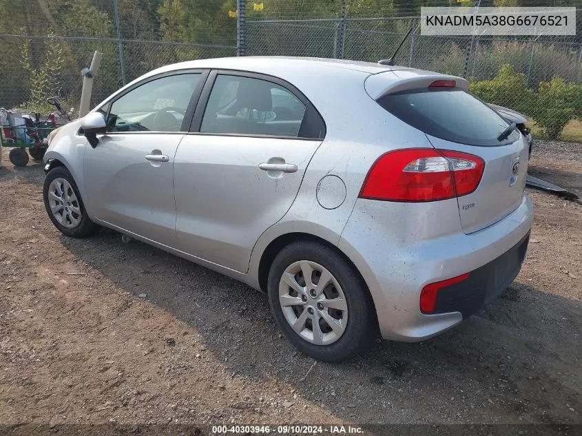 KNADM5A38G6676521 2016 Kia Rio Lx