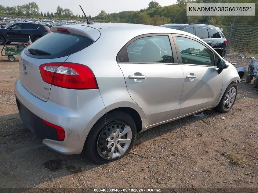 KNADM5A38G6676521 2016 Kia Rio Lx