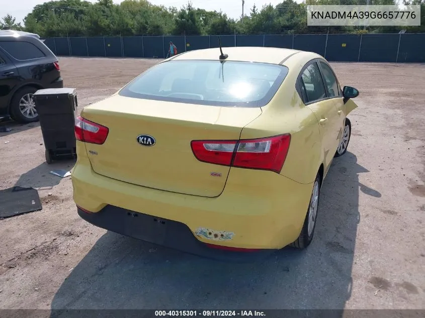 KNADM4A39G6657776 2016 Kia Rio Lx