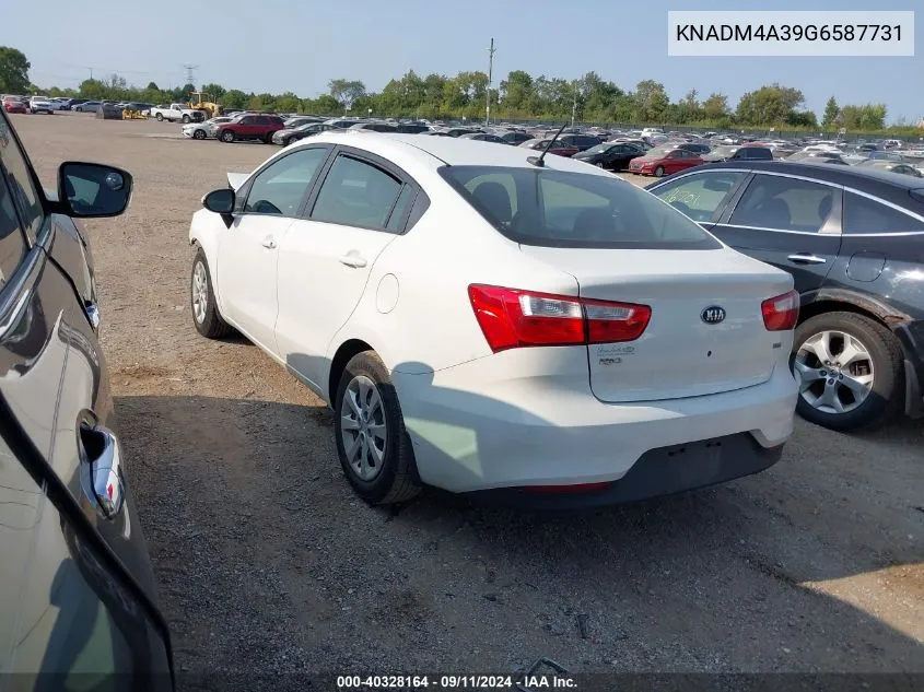 KNADM4A39G6587731 2016 Kia Rio Lx