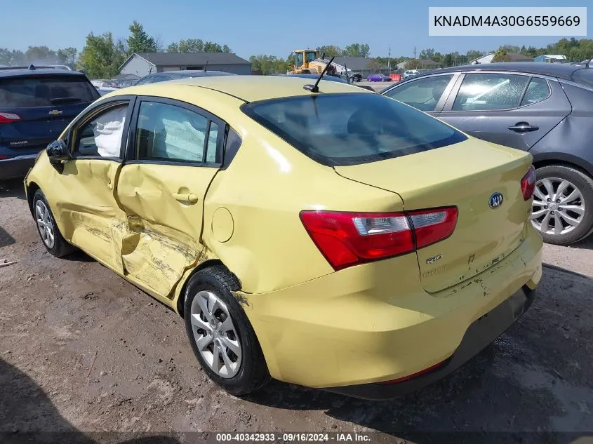 KNADM4A30G6559669 2016 Kia Rio Lx