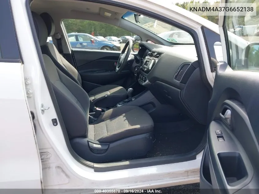 KNADM4A37G6652138 2016 Kia Rio Lx