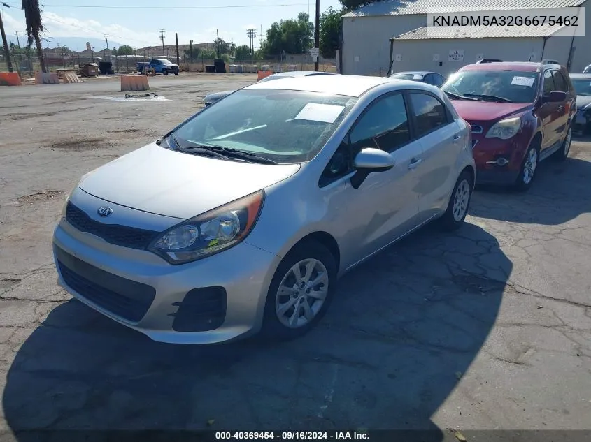 2016 Kia Rio Lx VIN: KNADM5A32G6675462 Lot: 40369454