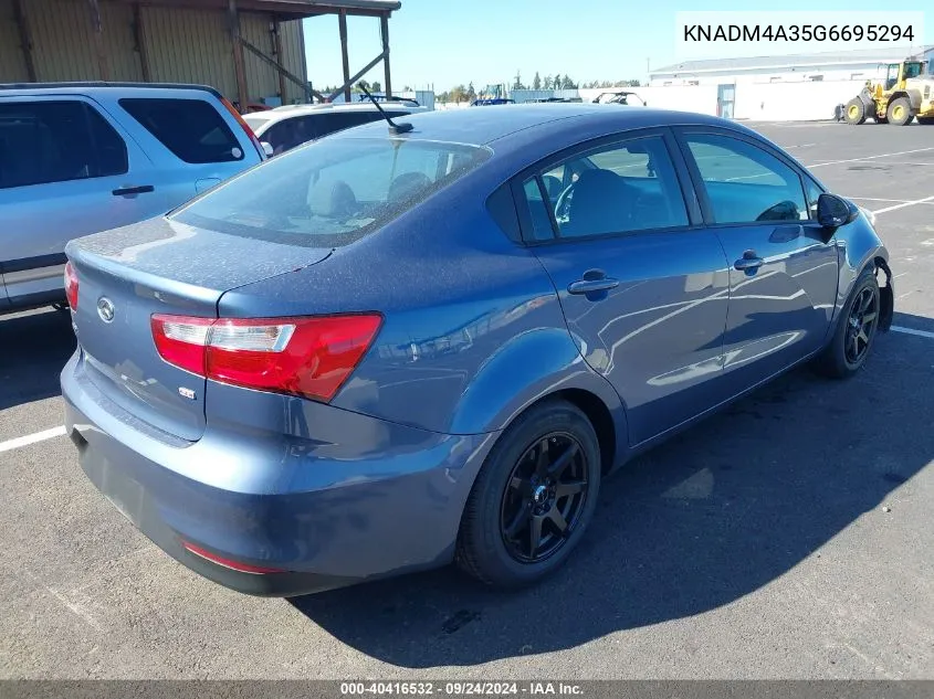 KNADM4A35G6695294 2016 Kia Rio Lx