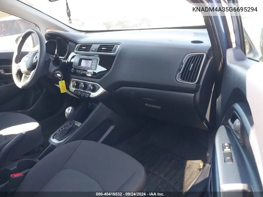 KNADM4A35G6695294 2016 Kia Rio Lx