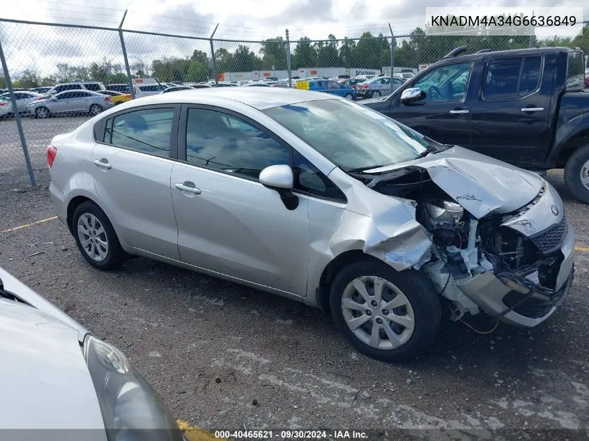 KNADM4A34G6636849 2016 Kia Rio Lx