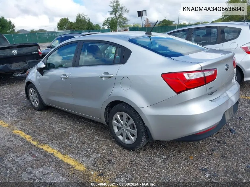 KNADM4A34G6636849 2016 Kia Rio Lx