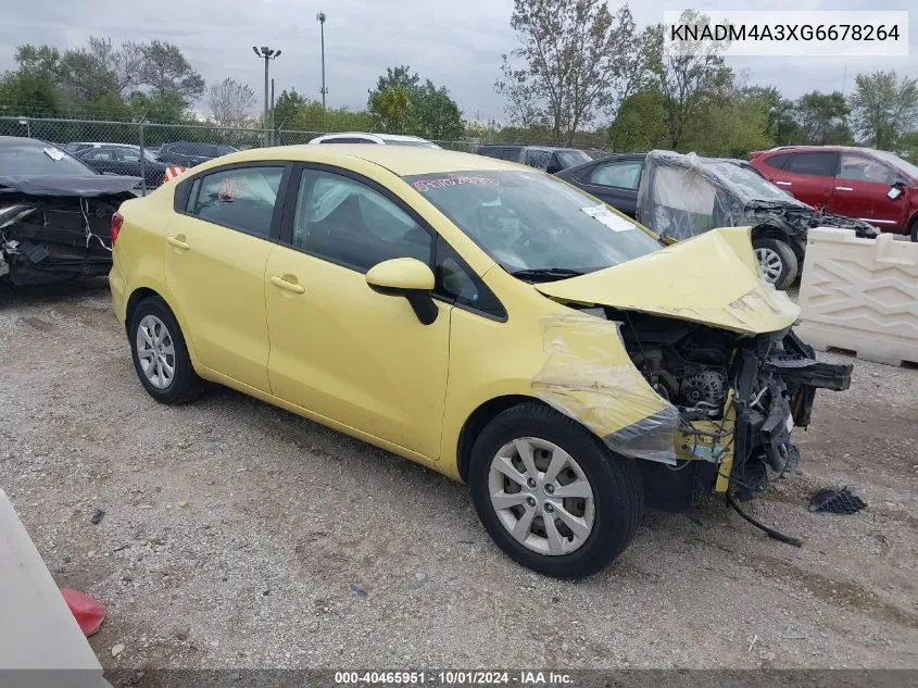 KNADM4A3XG6678264 2016 Kia Rio Lx