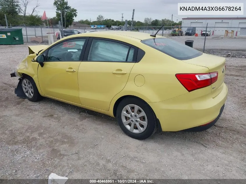 KNADM4A3XG6678264 2016 Kia Rio Lx