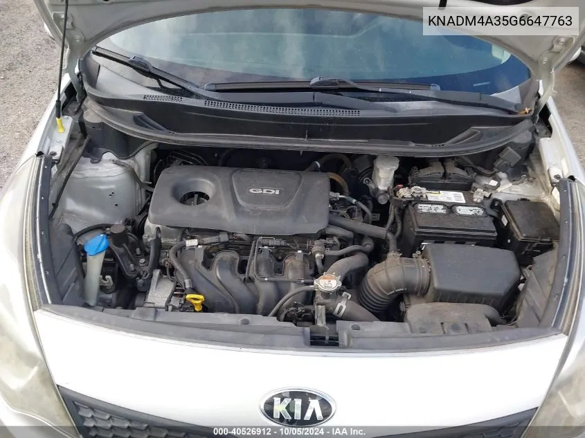 KNADM4A35G6647763 2016 Kia Rio Lx