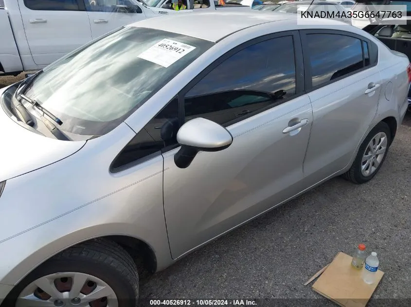 KNADM4A35G6647763 2016 Kia Rio Lx