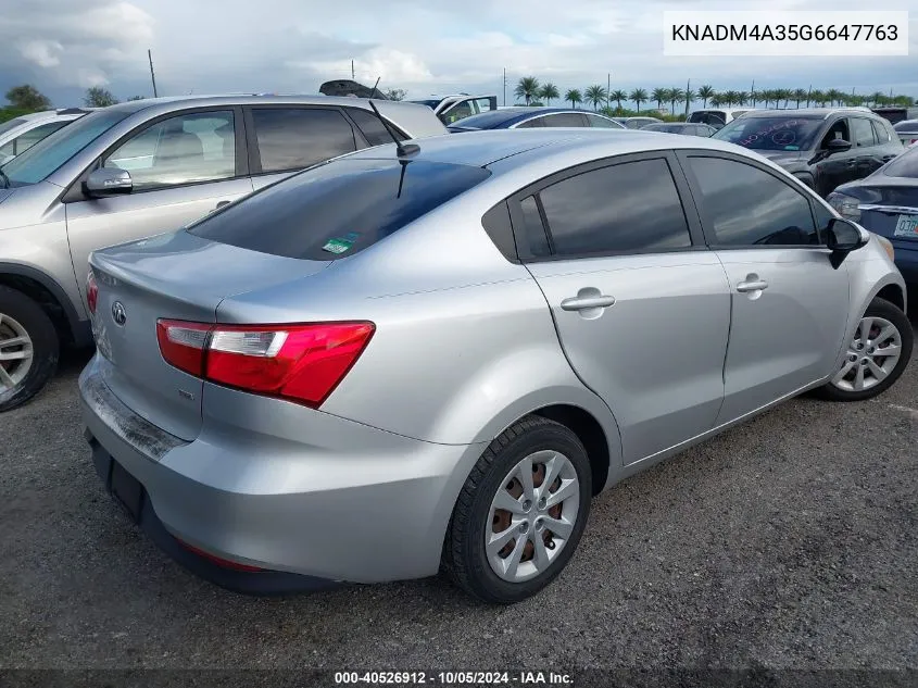 KNADM4A35G6647763 2016 Kia Rio Lx